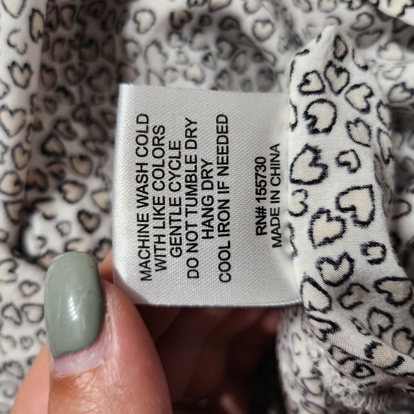 Jane & Delancey Cheetah Heart Button Down - Picture 6 of 6